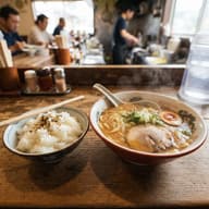 ラーメンおかずにご飯食べられますか？のサムネイル